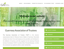 Tablet Screenshot of guernseytrustees.org